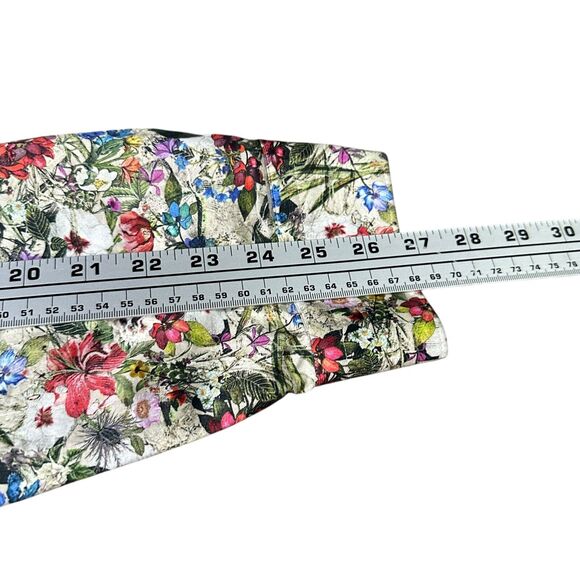 Jared Lang Floral Shirt Men’s 3XL XXXL Multicolor Long Sleeve Button Up Cotton - Picture 9 of 10